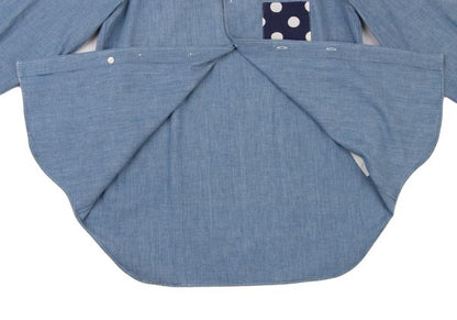COMME des GARCONS HOMME PLUS Dot Print Chambray Shirt Size S