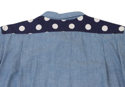 COMME des GARCONS HOMME PLUS Dot Print Chambray Shirt Size S