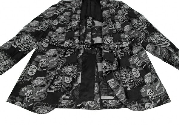 COMME des GARCONS HOMME PLUS Jacquard Jacket Black Size M