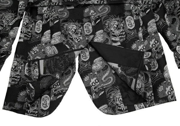 COMME des GARCONS HOMME PLUS Jacquard Jacket Black Size M