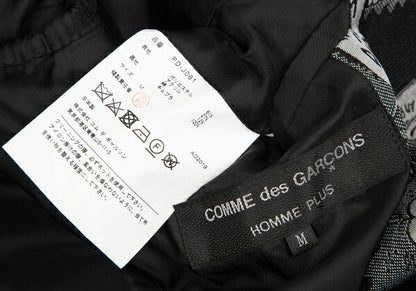 COMME des GARCONS HOMME PLUS Jacquard Jacket Black Size M