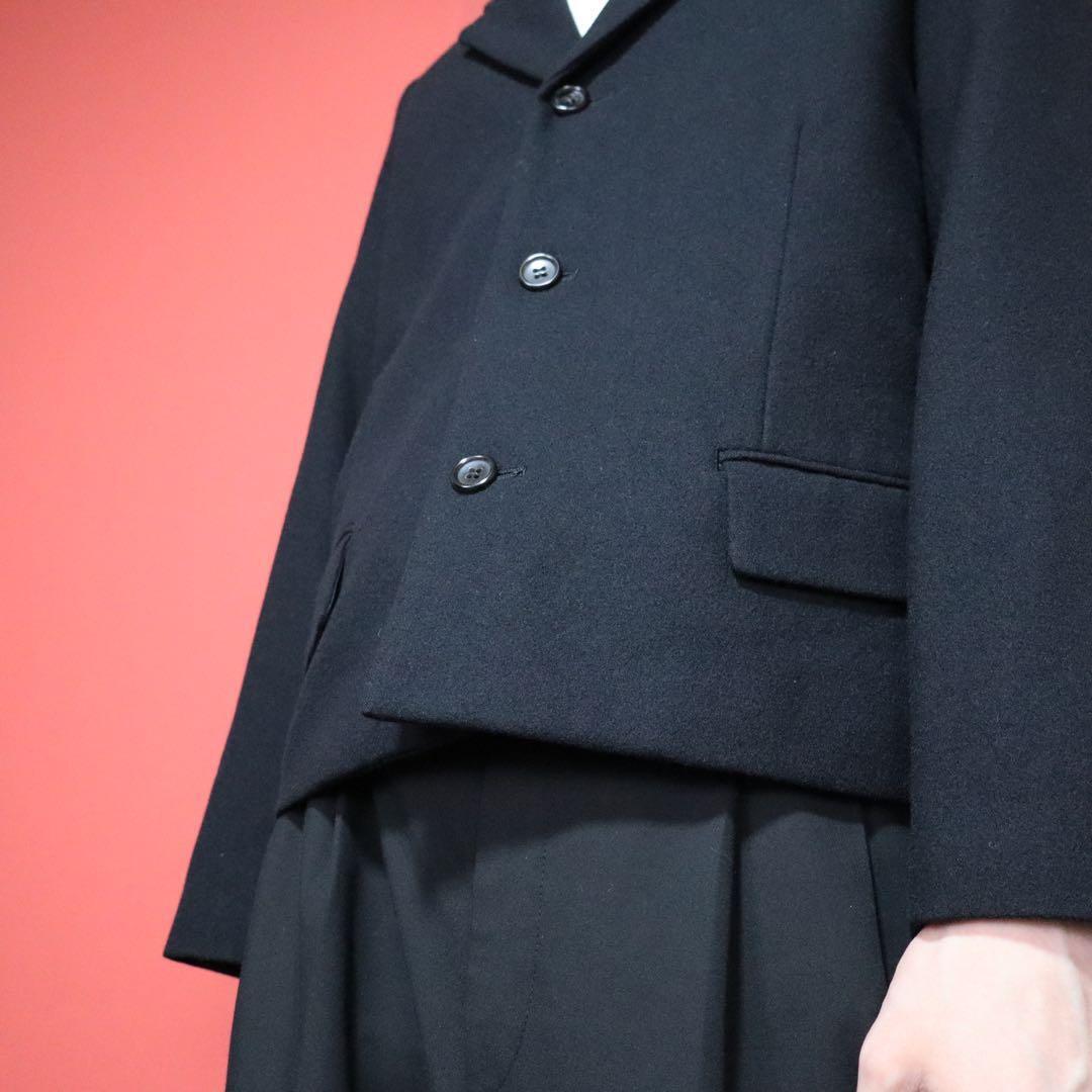 Comme des Garcons tricot 91AW Cropped Wool Box Coat Size M