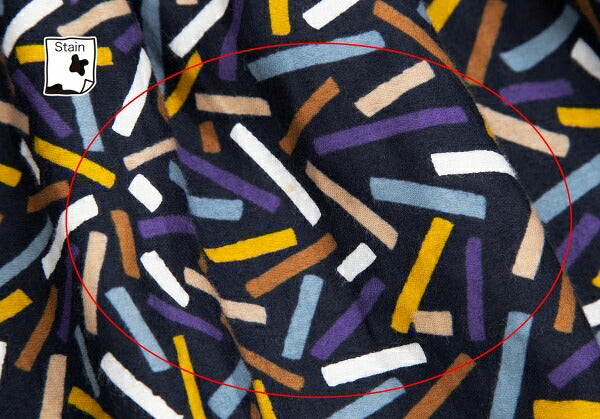 mina perhonen Cotton Light Stick Print Blouse Blue Size 38