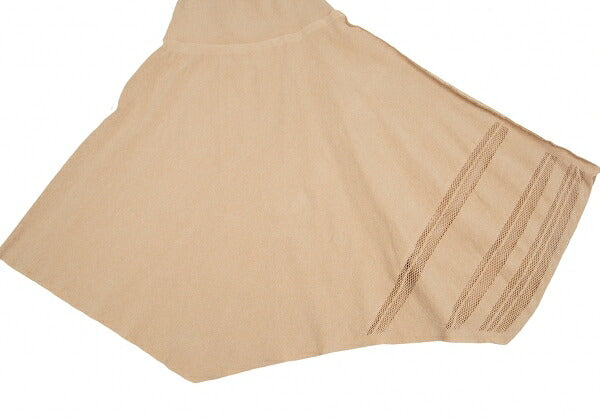 ISSEY MIYAKE A-POC INSIDE Mesh Line Skirt Beige Size 2