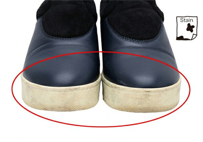 CELINE Slip-On Sneakers Navy Black Size 38