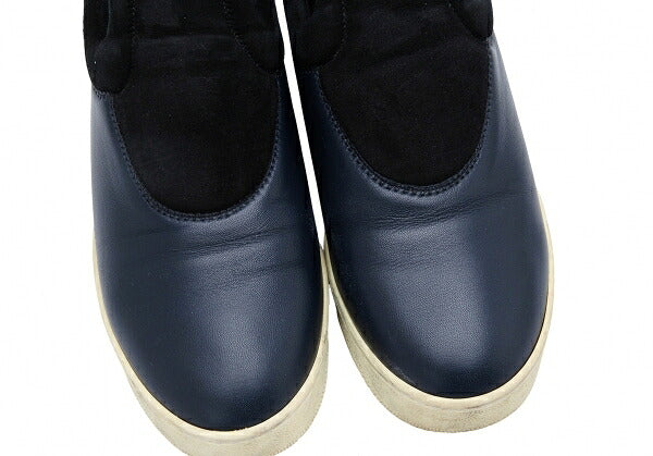 CELINE Slip-On Sneakers Navy Black Size 38