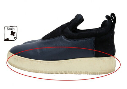 CELINE Slip-On Sneakers Navy Black Size 38
