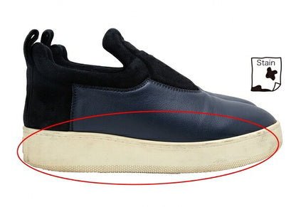 CELINE Slip-On Sneakers Navy Black Size 38