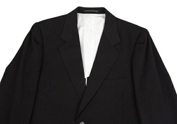 Y's for men Black Wool Gabardine Tailored Blazer Size 2