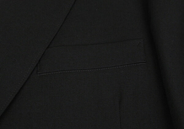 Y's for men Black Wool Gabardine Tailored Blazer Size 2