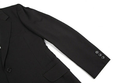 Y's for men Black Wool Gabardine Tailored Blazer Size 2