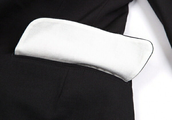 Y's for men Black Wool Gabardine Tailored Blazer Size 2