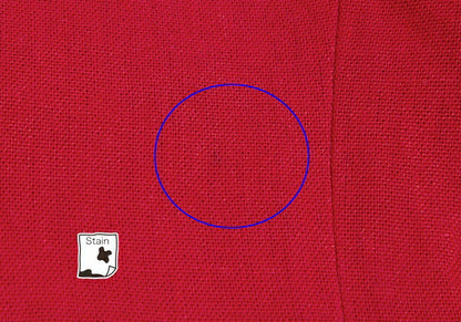 ISSEY MIYAKE Linen Floral Panel Collarless Jacket Red Size M