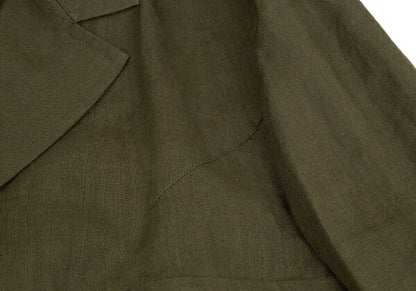 Yohji Yamamoto POUR HOMME 12SS Linen Jacket Green Size 4