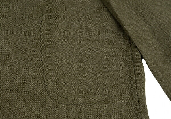 Yohji Yamamoto POUR HOMME 12SS Linen Jacket Green Size 4