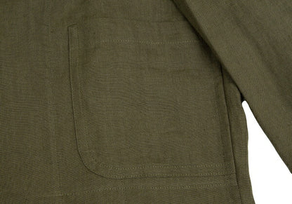Yohji Yamamoto POUR HOMME 12SS Linen Jacket Green Size 4