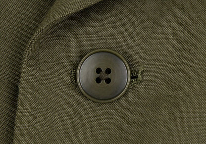 Yohji Yamamoto POUR HOMME 12SS Linen Jacket Green Size 4