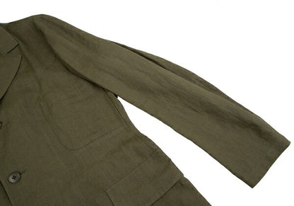 Yohji Yamamoto POUR HOMME 12SS Linen Jacket Green Size 4