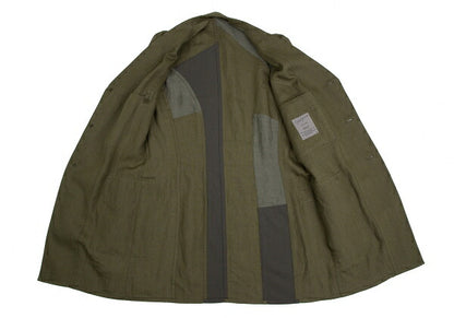 Yohji Yamamoto POUR HOMME 12SS Linen Jacket Green Size 4
