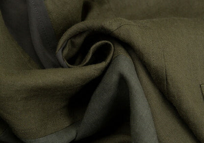Yohji Yamamoto POUR HOMME 12SS Linen Jacket Green Size 4