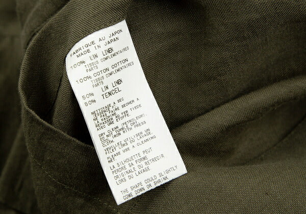 Yohji Yamamoto POUR HOMME 12SS Linen Jacket Green Size 4