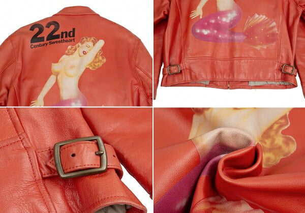 Yohji Yamamoto POUR HOMME 91AW Mermaid Jacket Orange Size M