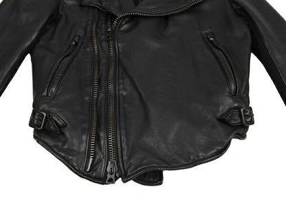 LIMI feu Cow Leather Double Rider Jacket Black Size S