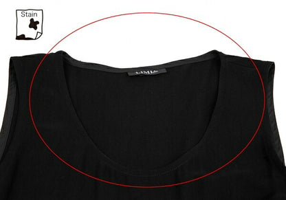 LIMI feu Tucked Fold-Over Design Dress Black Size S