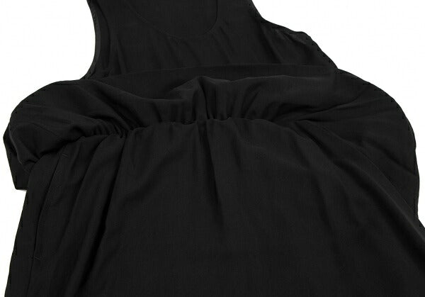 LIMI feu Tucked Fold-Over Design Dress Black Size S