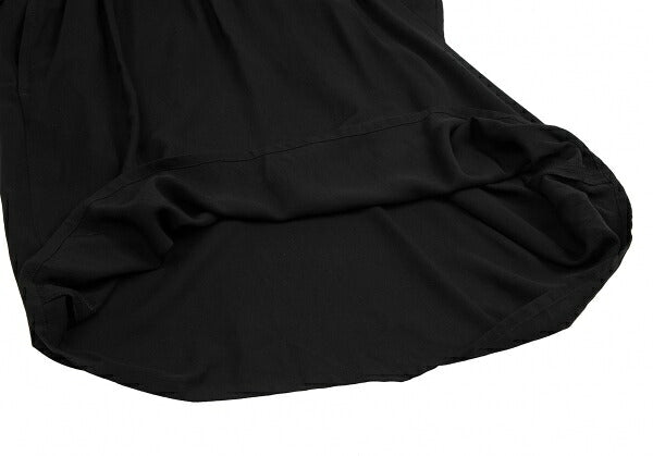 LIMI feu Tucked Fold-Over Design Dress Black Size S