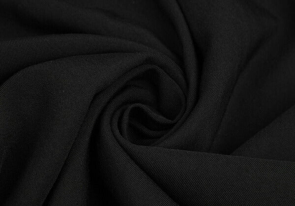 LIMI feu Tucked Fold-Over Design Dress Black Size S