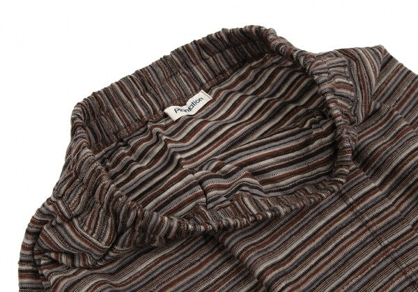 Plantation Border Jacquard Wrap Skirt Brown Multi Size M