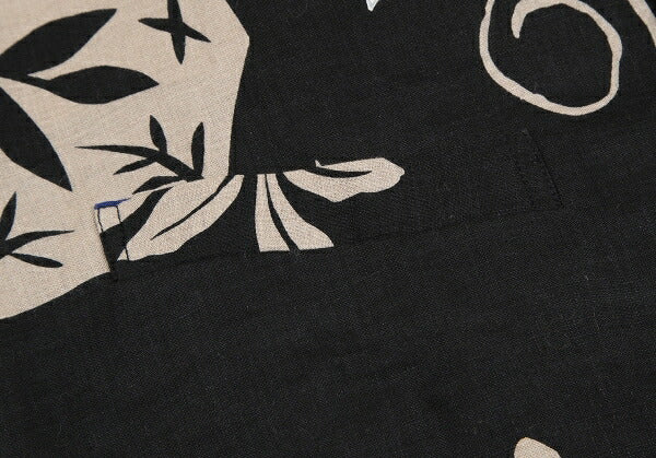 ISSEY MIYAKEPERMANENTE Linen Floral Print Vest Black Size M