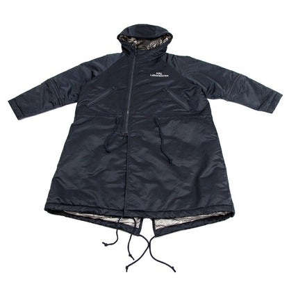 UNDERCOVER 18AW Nylon Twill Oversized Mods Coat Navy Size 2