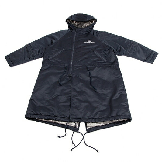 UNDERCOVER 18AW Nylon Twill Oversized Mods Coat Navy Size 2