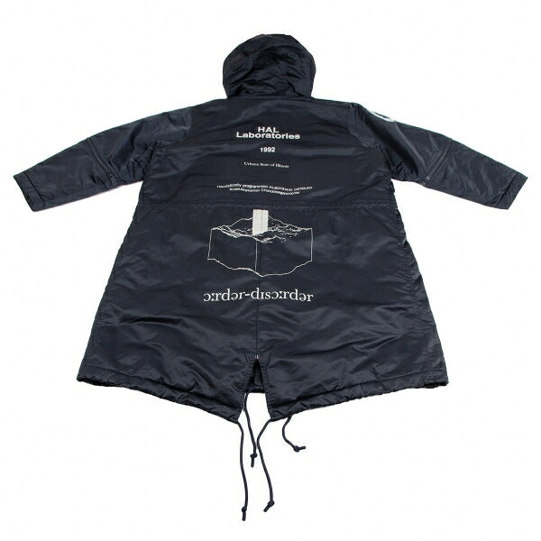 UNDERCOVER 18AW Nylon Twill Oversized Mods Coat Navy Size 2