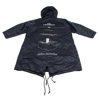 UNDERCOVER 18AW Nylon Twill Oversized Mods Coat Navy Size 2