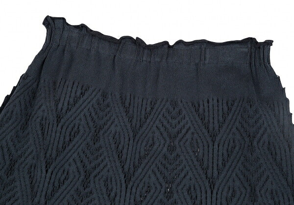 ISSEY MIYAKE A-POC INSIDE Pattern A-Line Skirt Navy Size 2