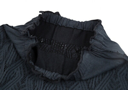 ISSEY MIYAKE A-POC INSIDE Pattern A-Line Skirt Navy Size 2