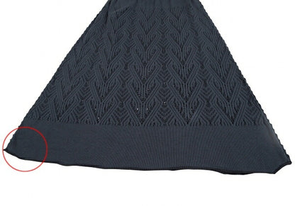 ISSEY MIYAKE A-POC INSIDE Pattern A-Line Skirt Navy Size 2