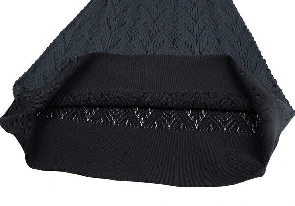 ISSEY MIYAKE A-POC INSIDE Pattern A-Line Skirt Navy Size 2