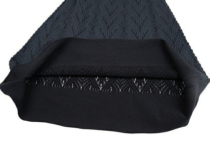 ISSEY MIYAKE A-POC INSIDE Pattern A-Line Skirt Navy Size 2