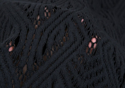ISSEY MIYAKE A-POC INSIDE Pattern A-Line Skirt Navy Size 2