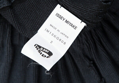 ISSEY MIYAKE A-POC INSIDE Pattern A-Line Skirt Navy Size 2