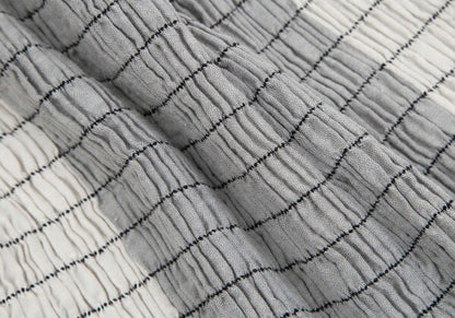 ISSEY MIYAKE Shirring Monochrome Panel Tank Top White Size 2