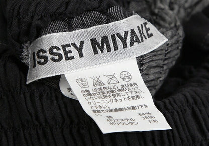 ISSEY MIYAKE Shirring Monochrome Panel Tank Top White Size 2