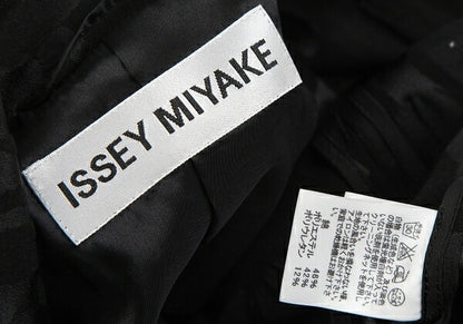 ISSEY MIYAKE Jacquard Cotton Poly Jacket Black Size 3