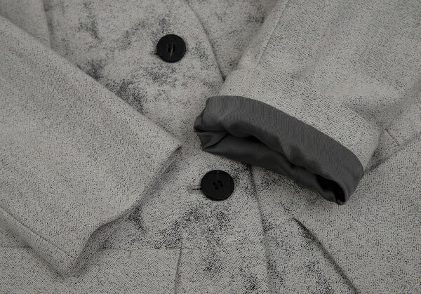ISSEY MIYAKE Paint Jacquard Cutting Jacket Gray Size 3