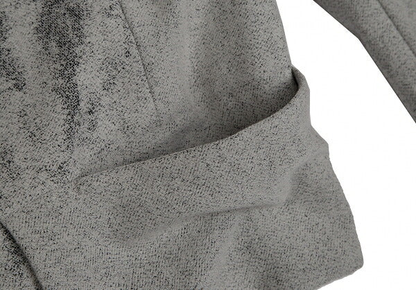 ISSEY MIYAKE Paint Jacquard Cutting Jacket Gray Size 3