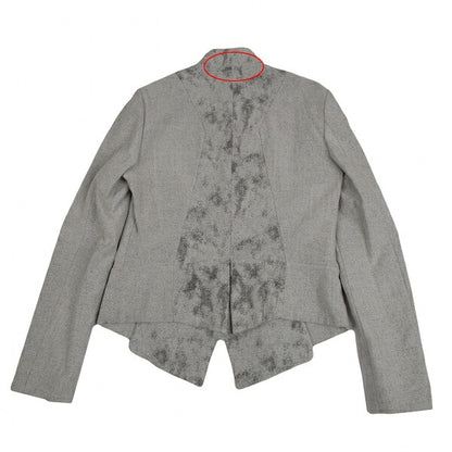 ISSEY MIYAKE Paint Jacquard Cutting Jacket Gray Size 3